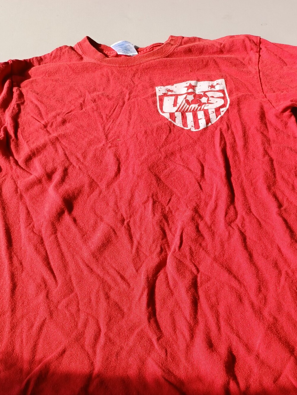 Gildan Red Short-Sleeve Kids USA SoccerTee